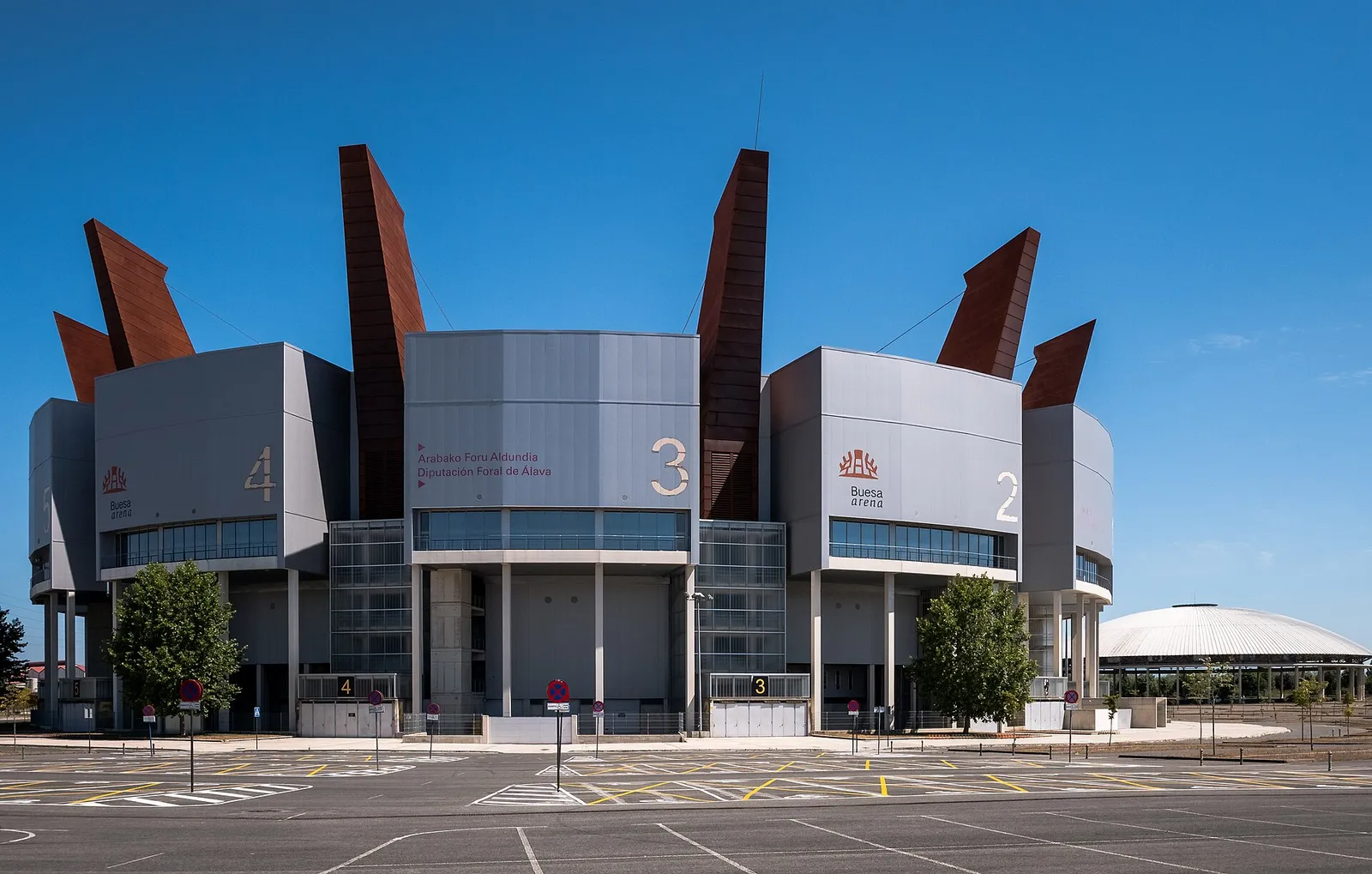 El pabellón Fernando Buesa Arena, en Vitoria