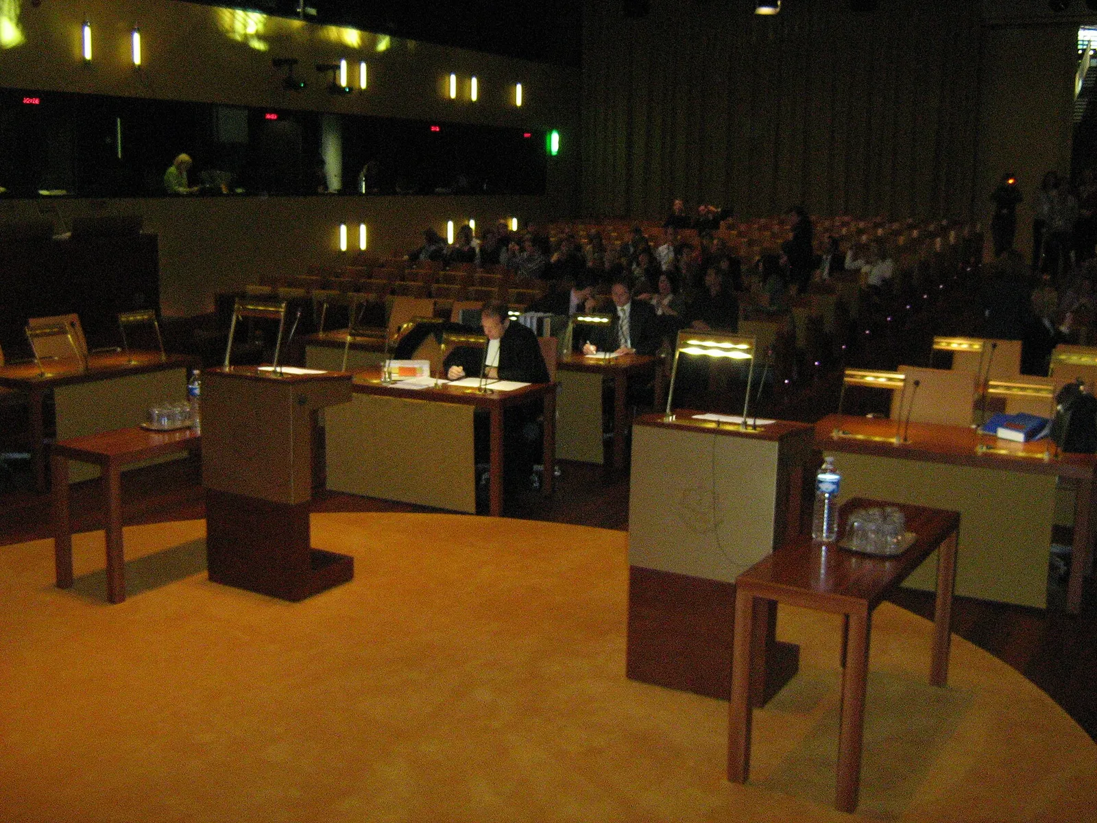 La gran sala del Tribunal de Justicia de la Unión Europea, en Luxemburgo