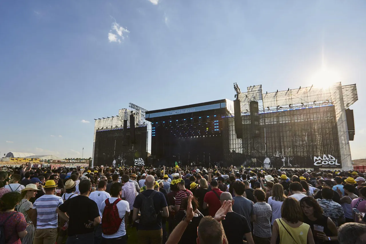 Público en un concierto del festival Mad Cool de Madrid