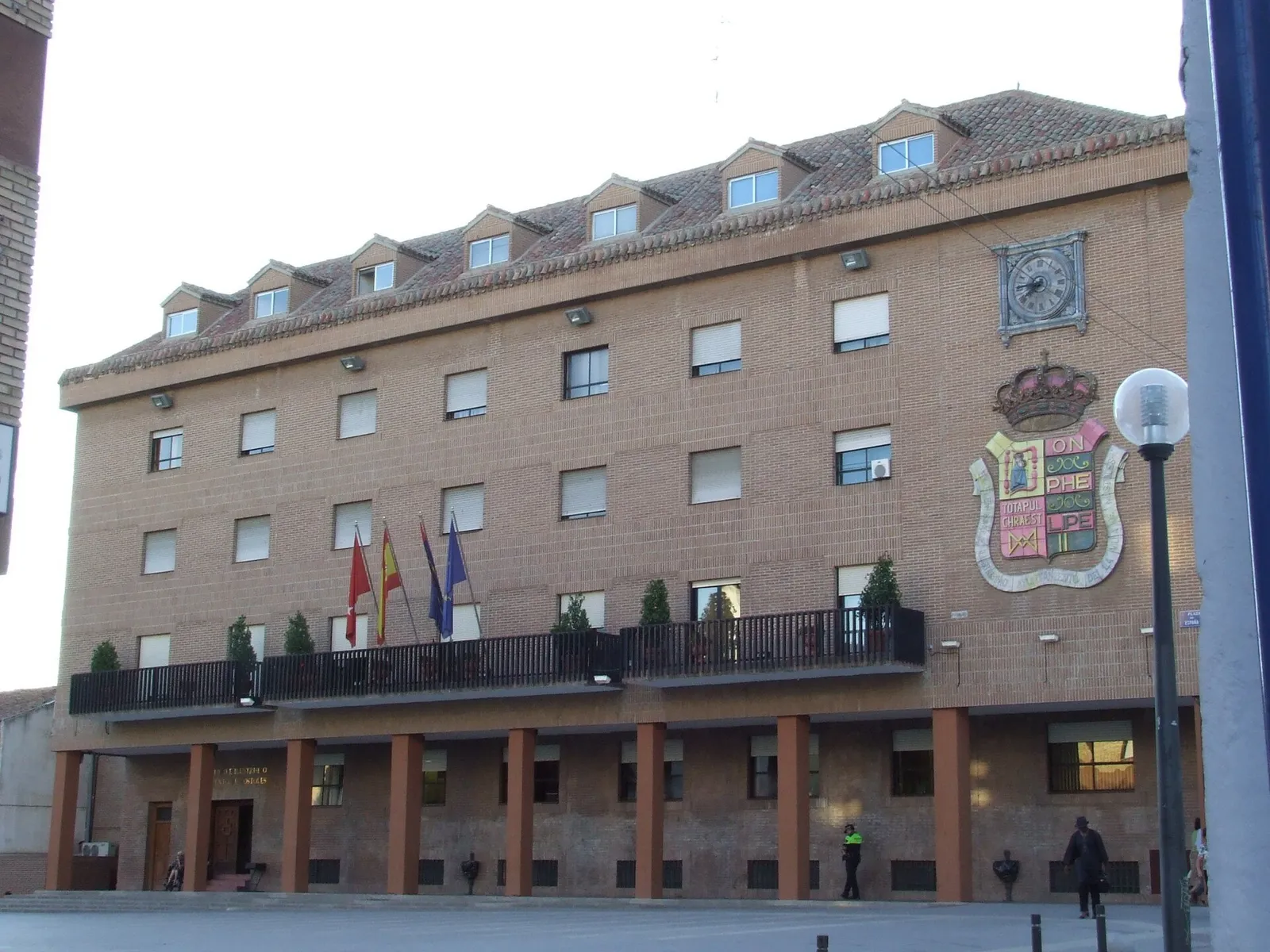 El Ayuntamiento de Móstoles, ciudad de la que David Lucas fue alcalde