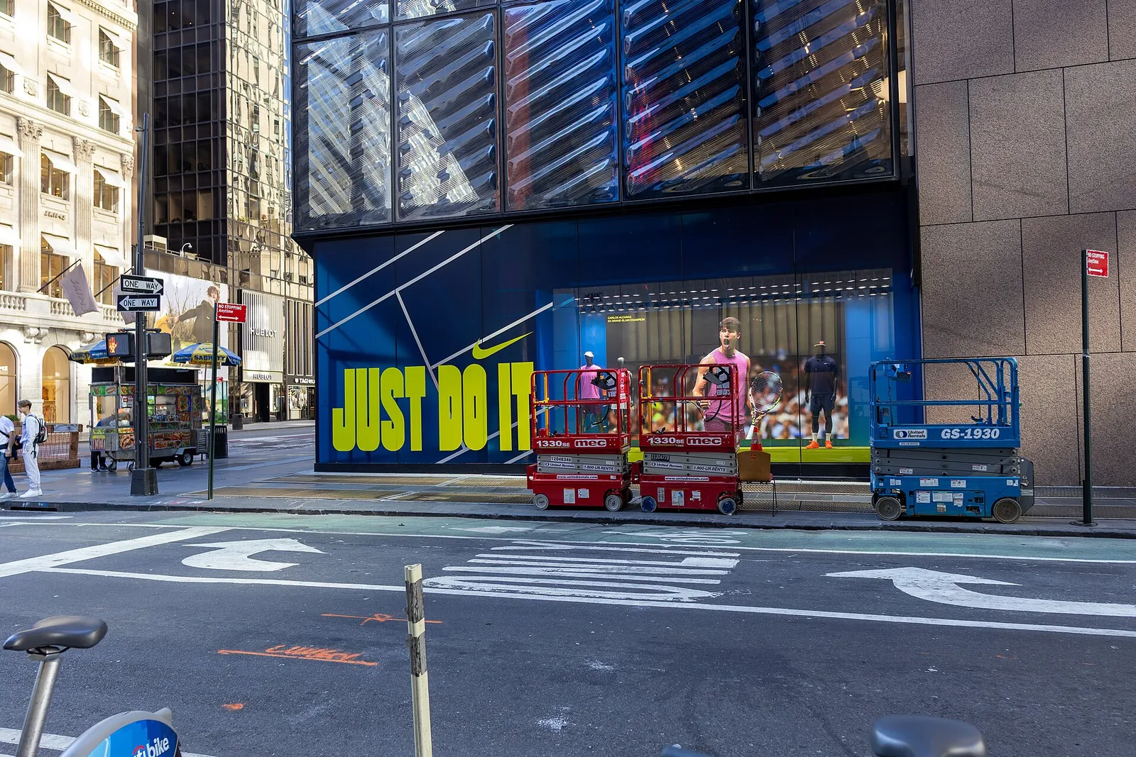 Una tienda de Nike (imagen de archivo)