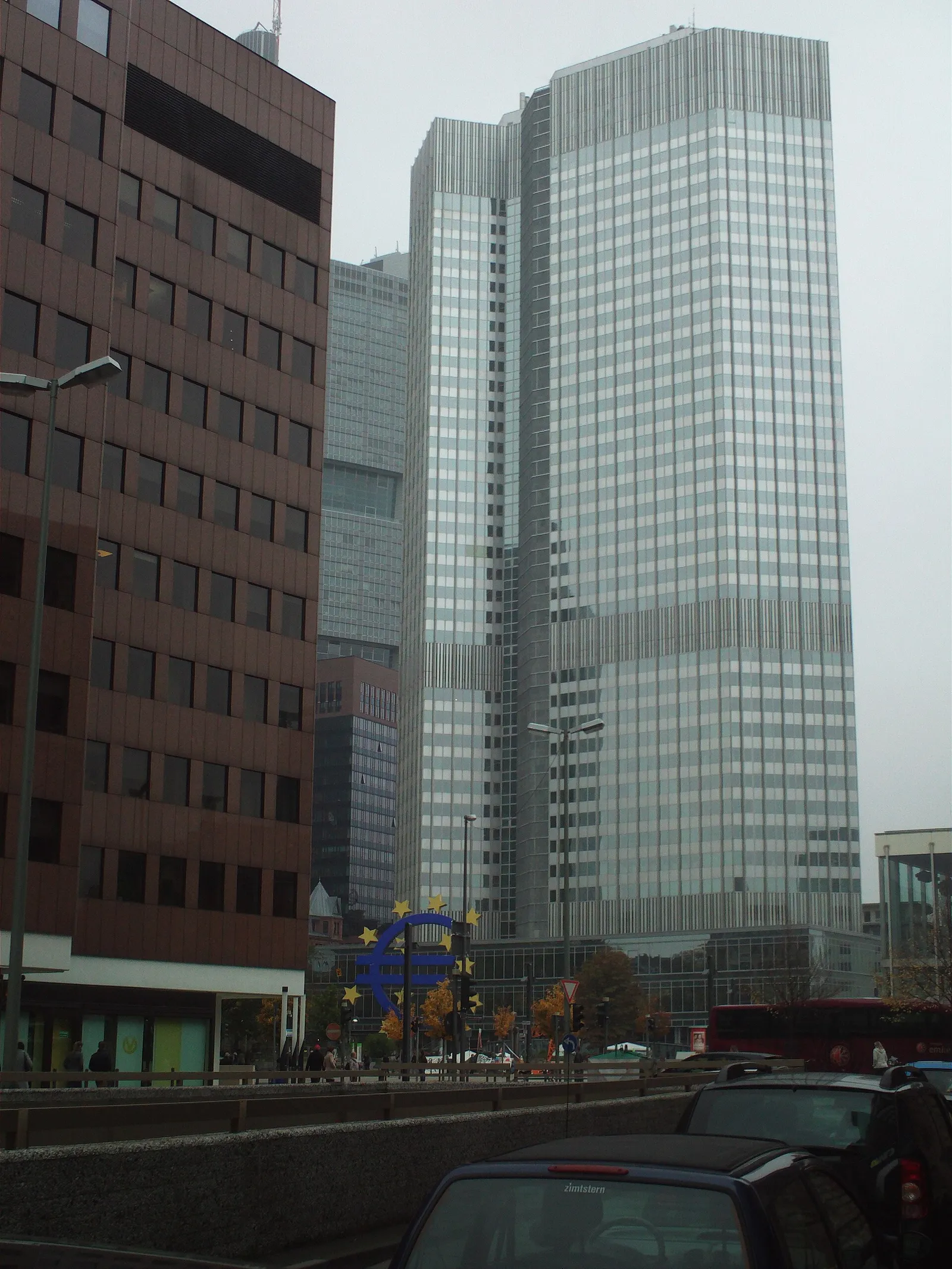 La sede del Banco Central Europeo en Fráncfort