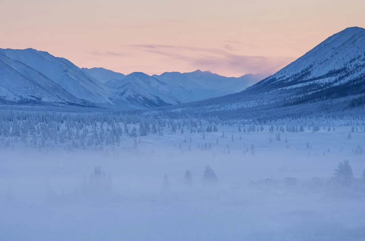 Paisaje de Yakutia, en la Siberia oriental, la región donde se halló la tumba