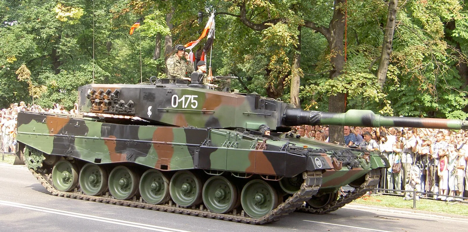 Un carro de combate Leopard 2 (imagen de archivo)
