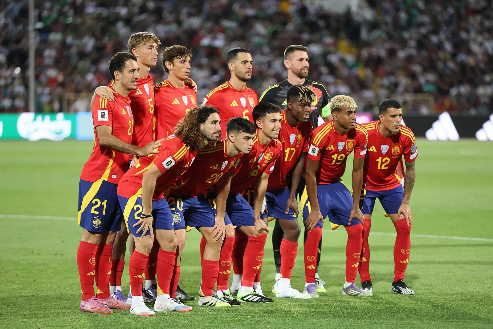 Jugadores de la selección española de fútbol
