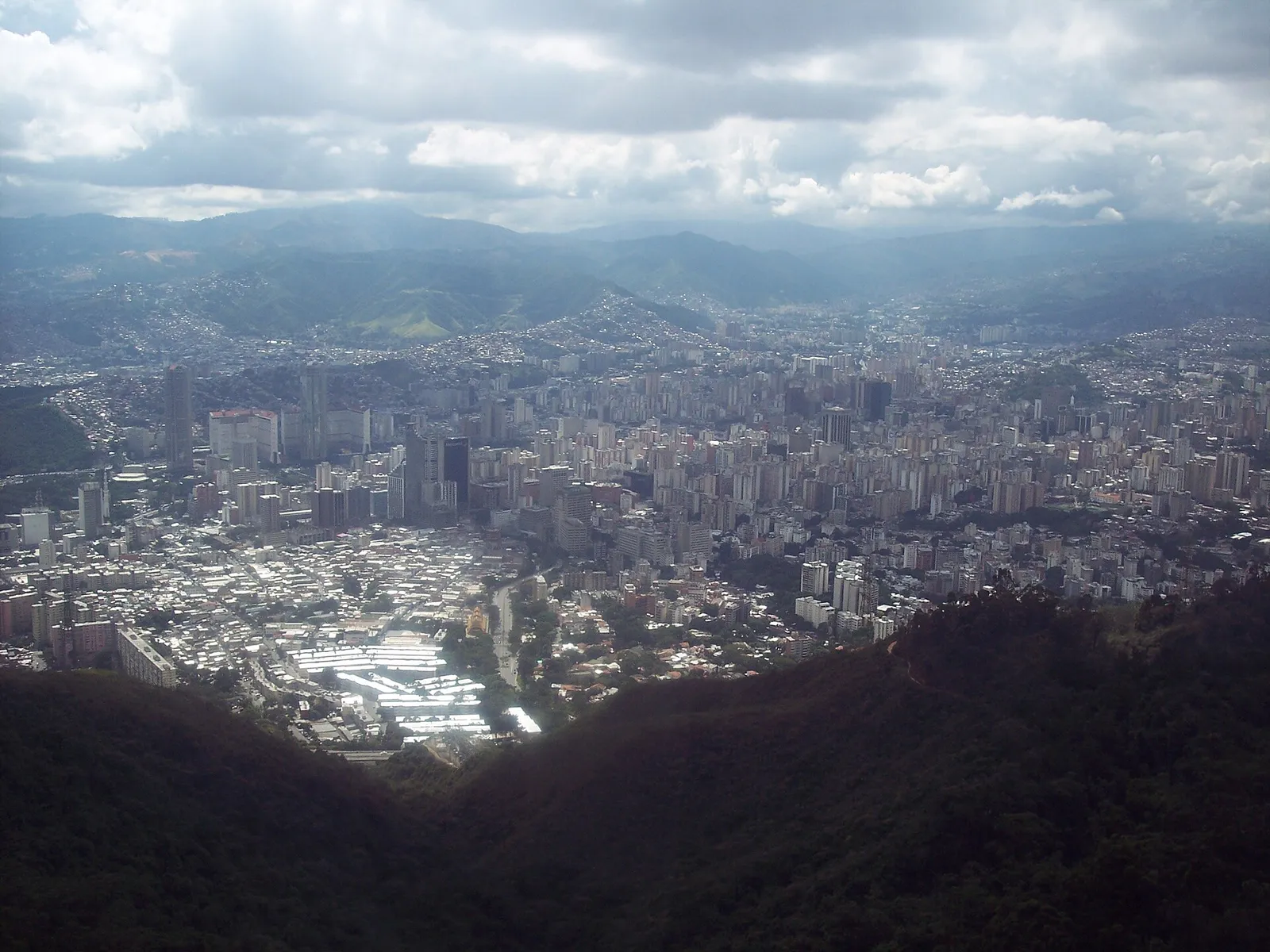 Vista panorámica de Caracas, Venezuela