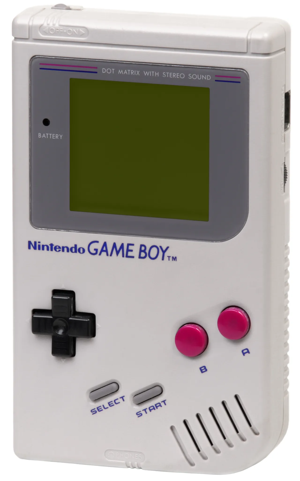Una Game Boy de Nintendo, consola que popularizó Tetris