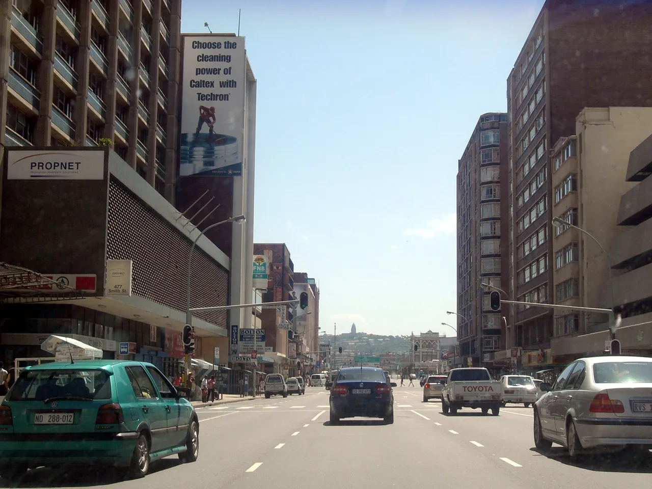 Vista de la ciudad de Durban, en Sudáfrica