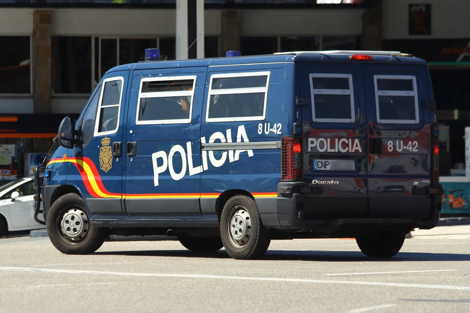 Furgón de la Unidad de Intervención Policial del Cuerpo Nacional de Policía de España
