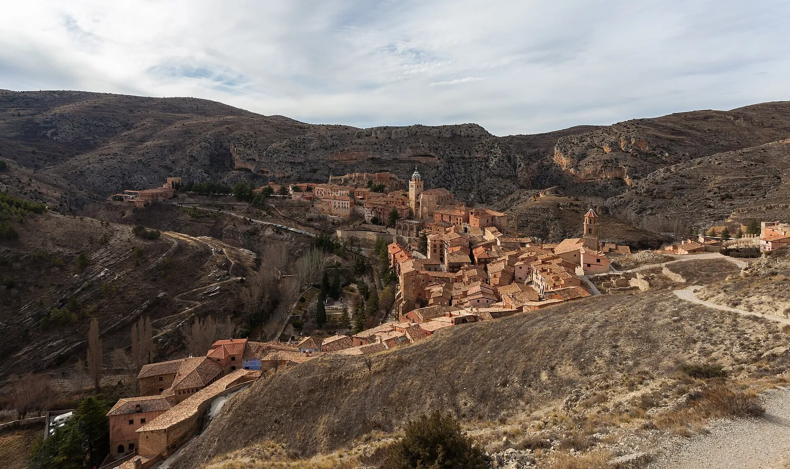Vista del casco histórico de Albarracín, en la provincia de Teruel