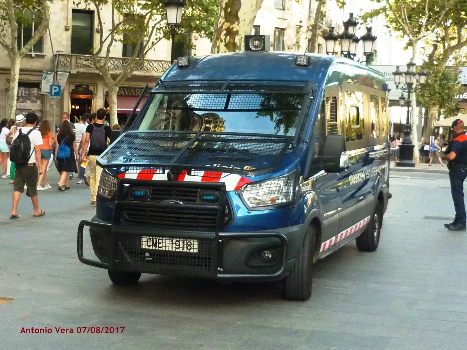 Agentes de los Mossos d'Esquadra