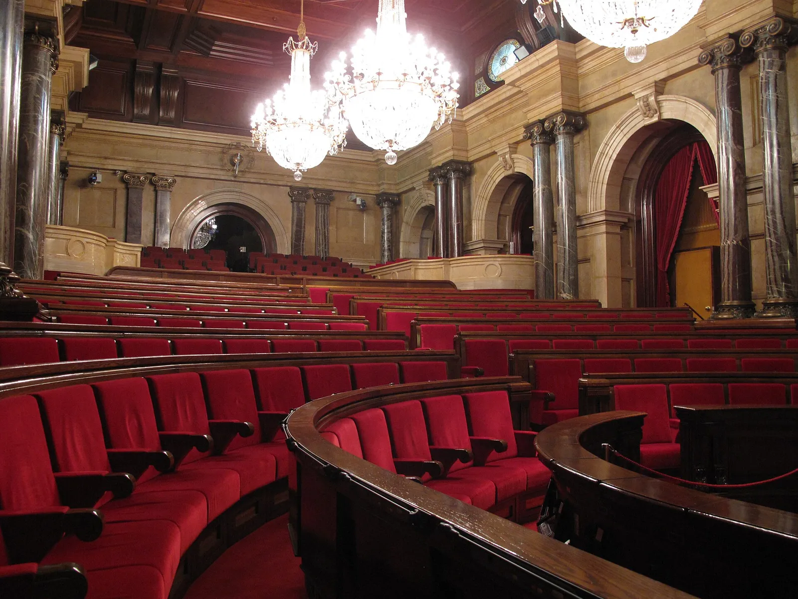 El hemiciclo del Parlament de Catalunya
