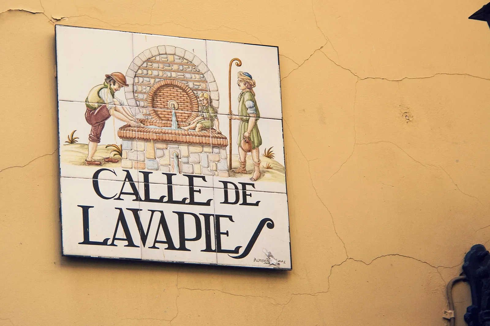 Una calle del barrio de Lavapiés, en Madrid