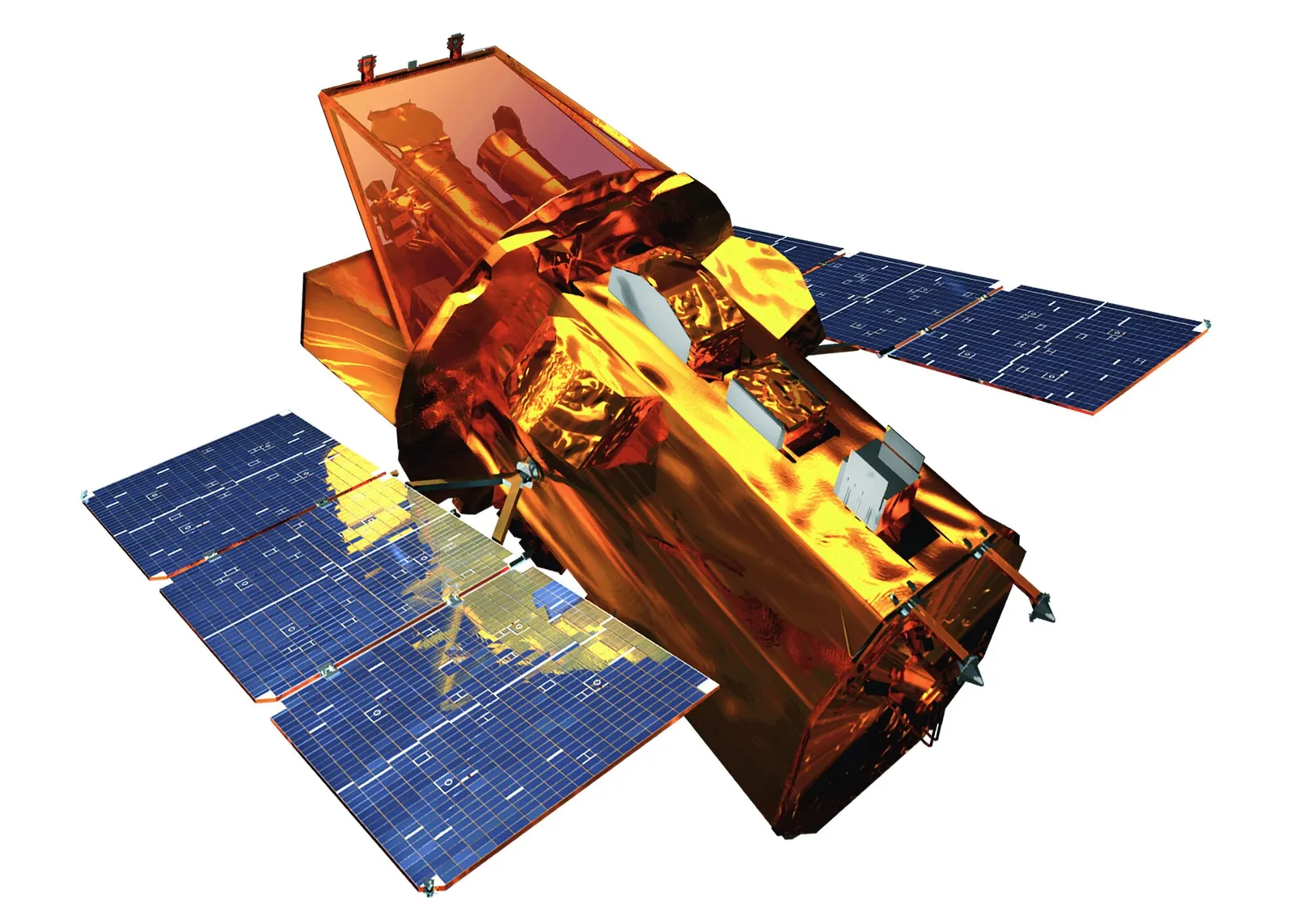 Recreación del observatorio espacial Swift de la NASA (imagen de archivo)