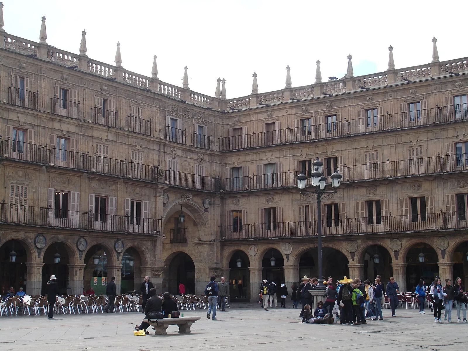 La Plaza Mayor de Salamanca, ciudad donde se produjo la detención (imagen de archivo)