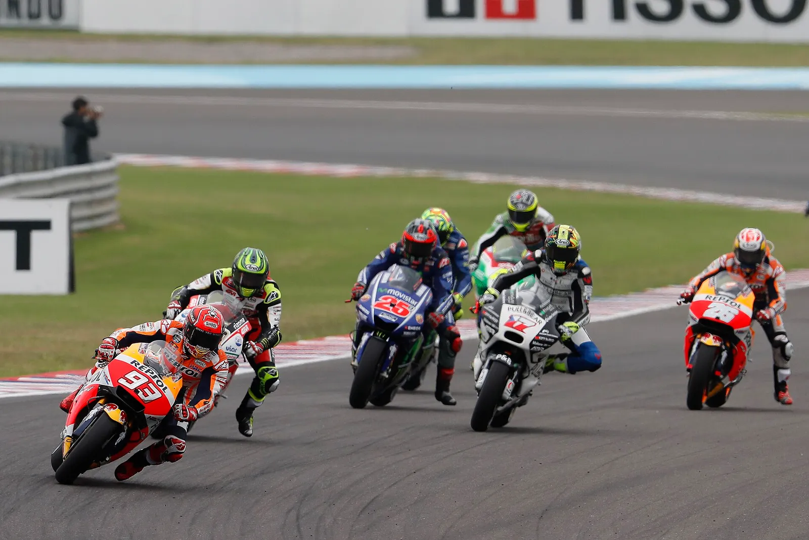 Marc Márquez en competición de MotoGP
