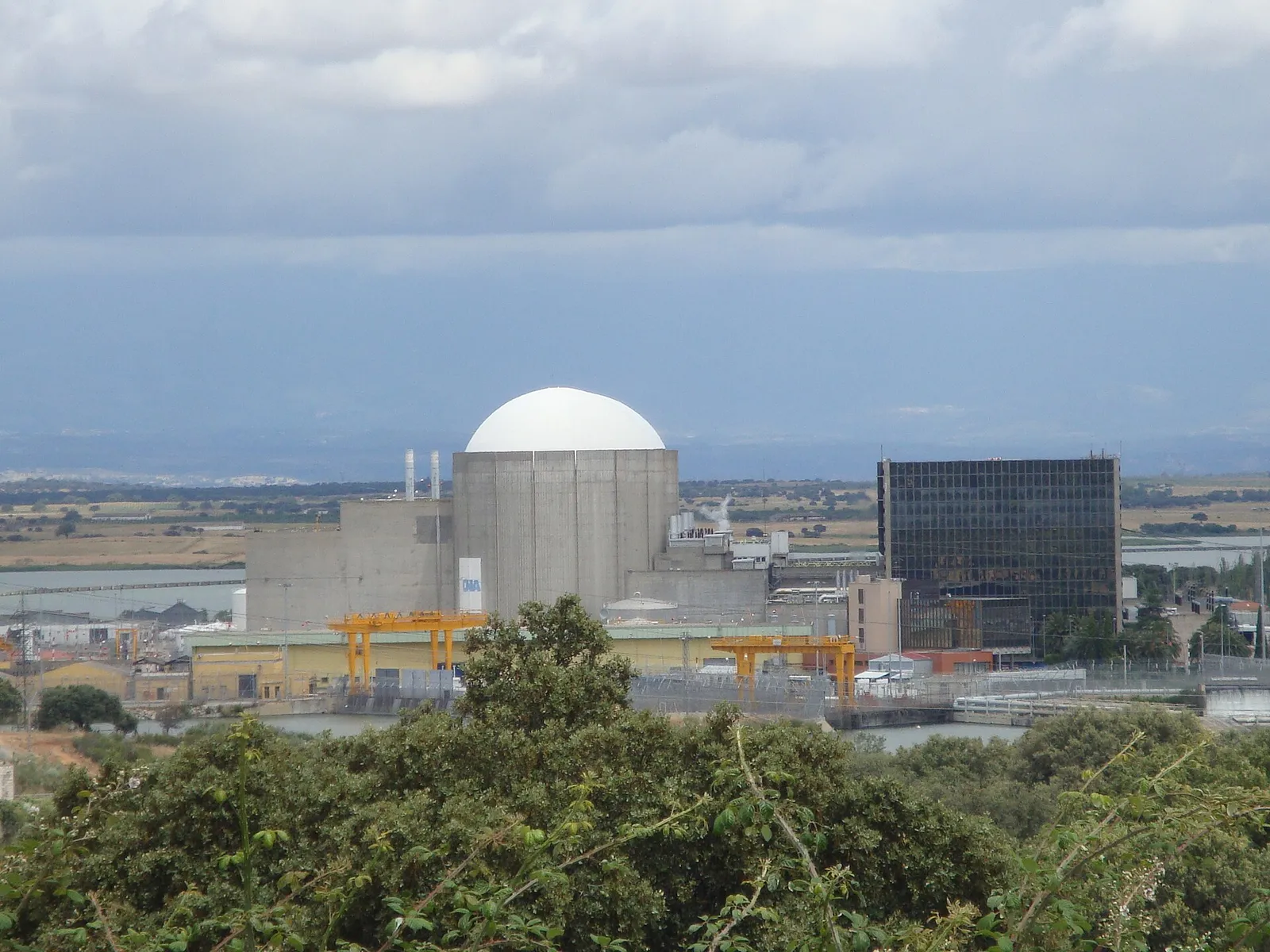 La central nuclear de Almaraz, en Cáceres