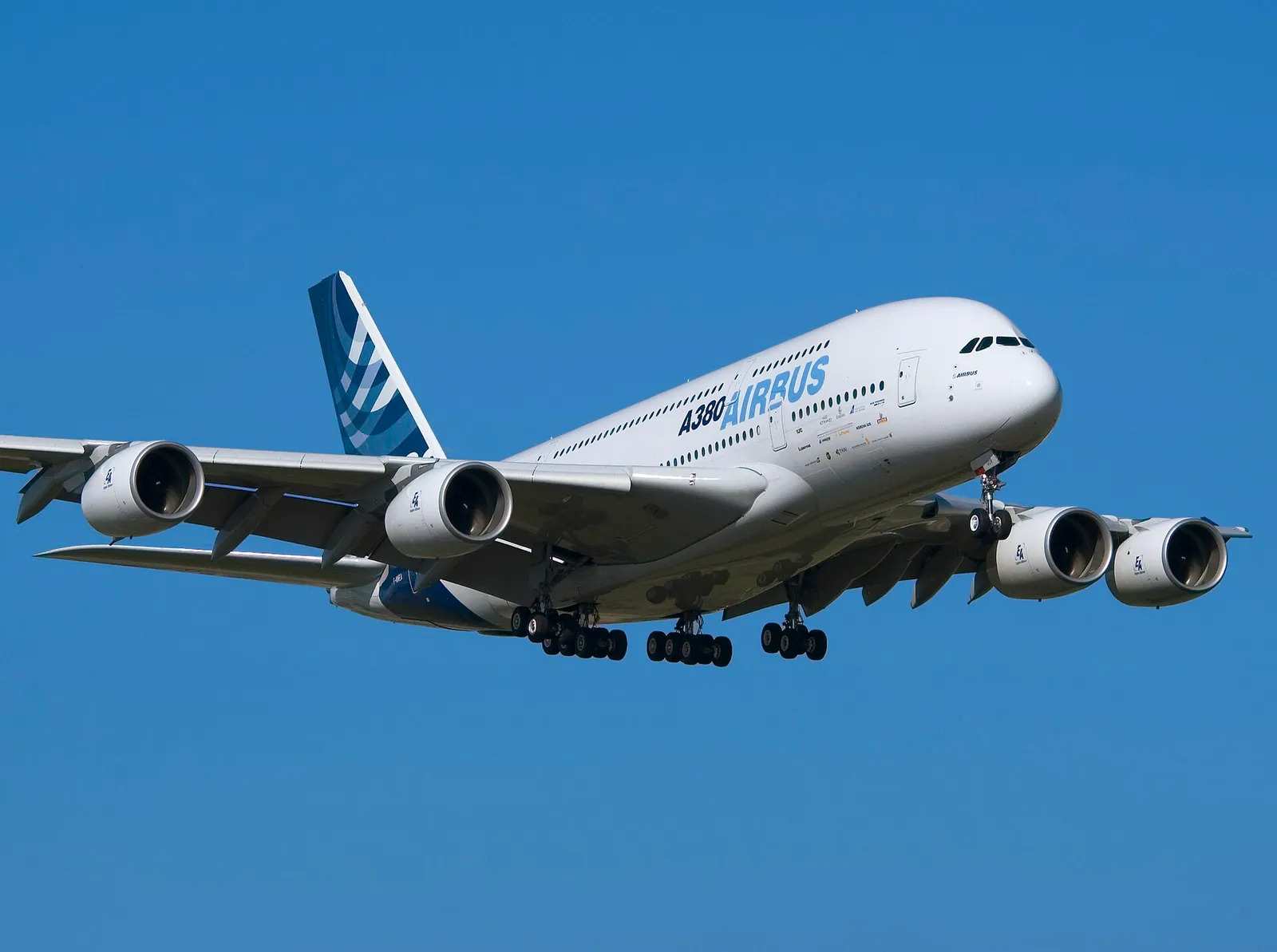 Un Airbus A380 en las instalaciones de Getafe