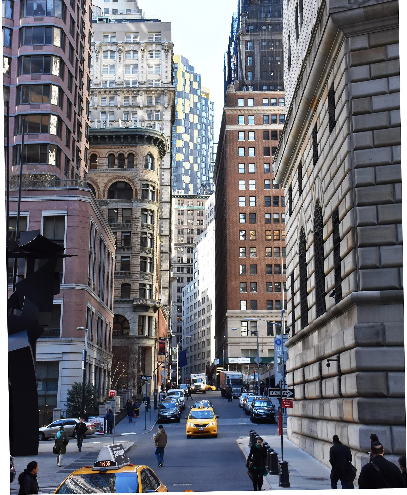 El distrito financiero de Nueva York