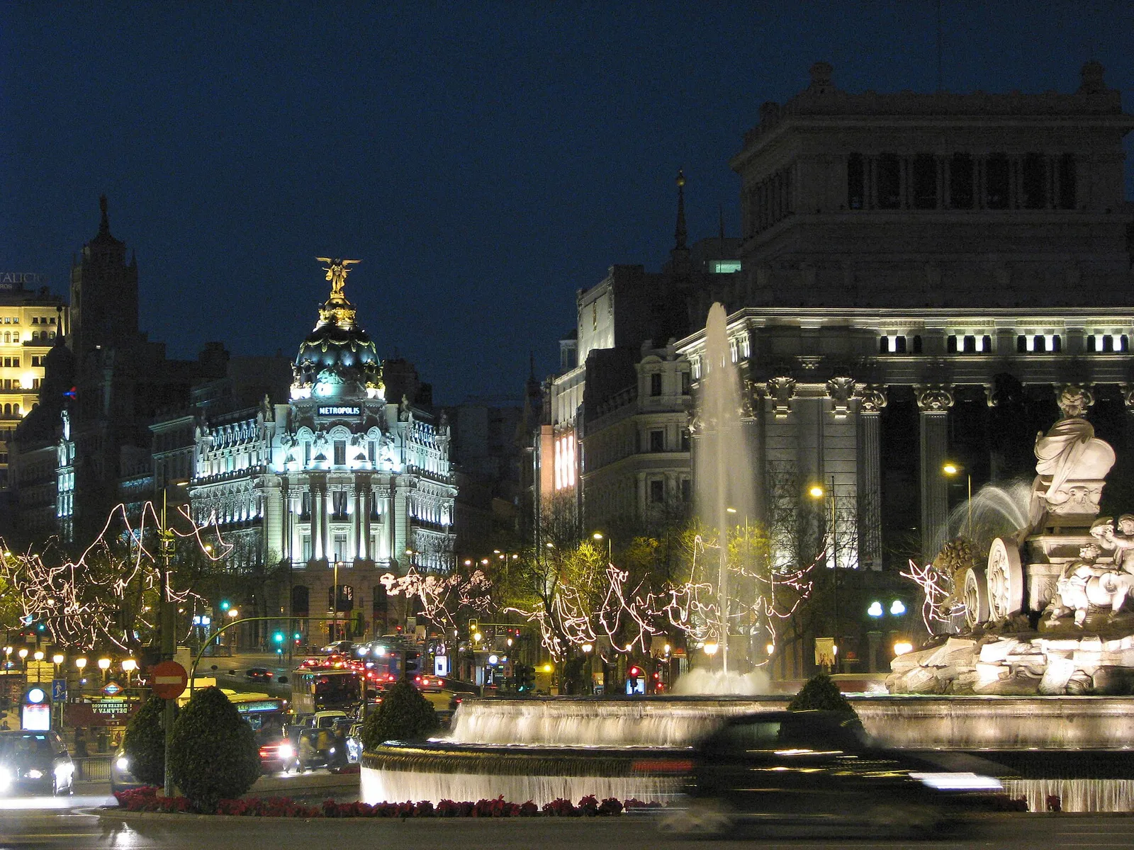 La plaza de Cibeles de Madrid, punto final de la celebración