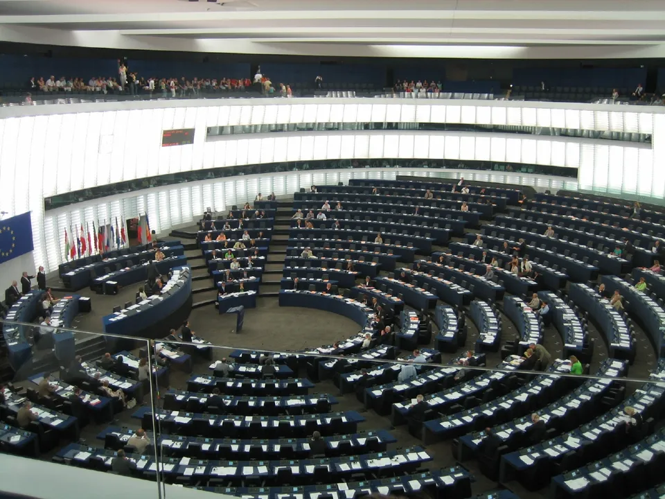 El hemiciclo del Parlamento Europeo en Estrasburgo