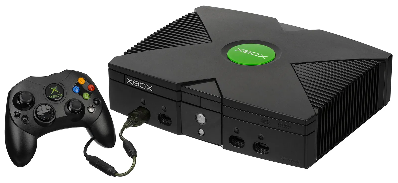 Una consola Xbox con su mando (imagen de archivo)