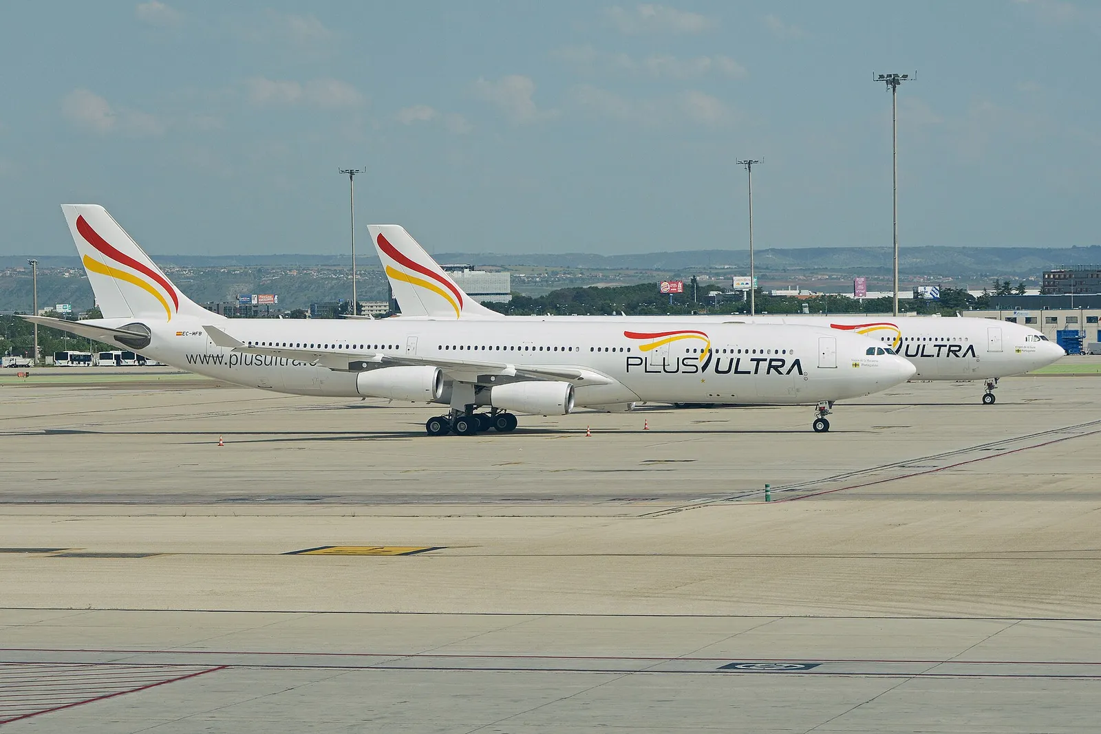 Un avión de Plus Ultra Líneas Aéreas