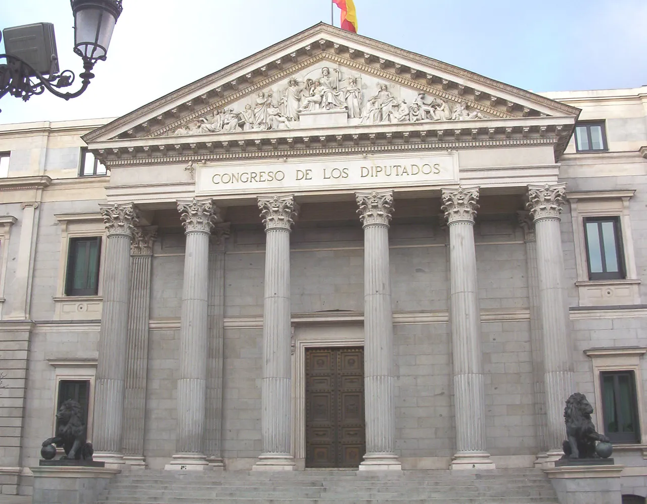 El Congreso de los Diputados, en Madrid