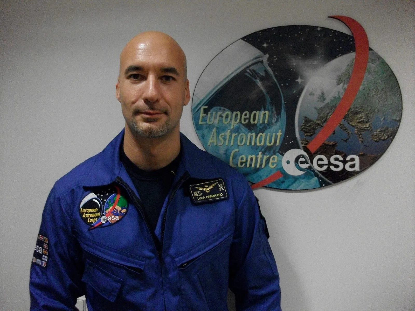 El astronauta de la ESA Luca Parmitano