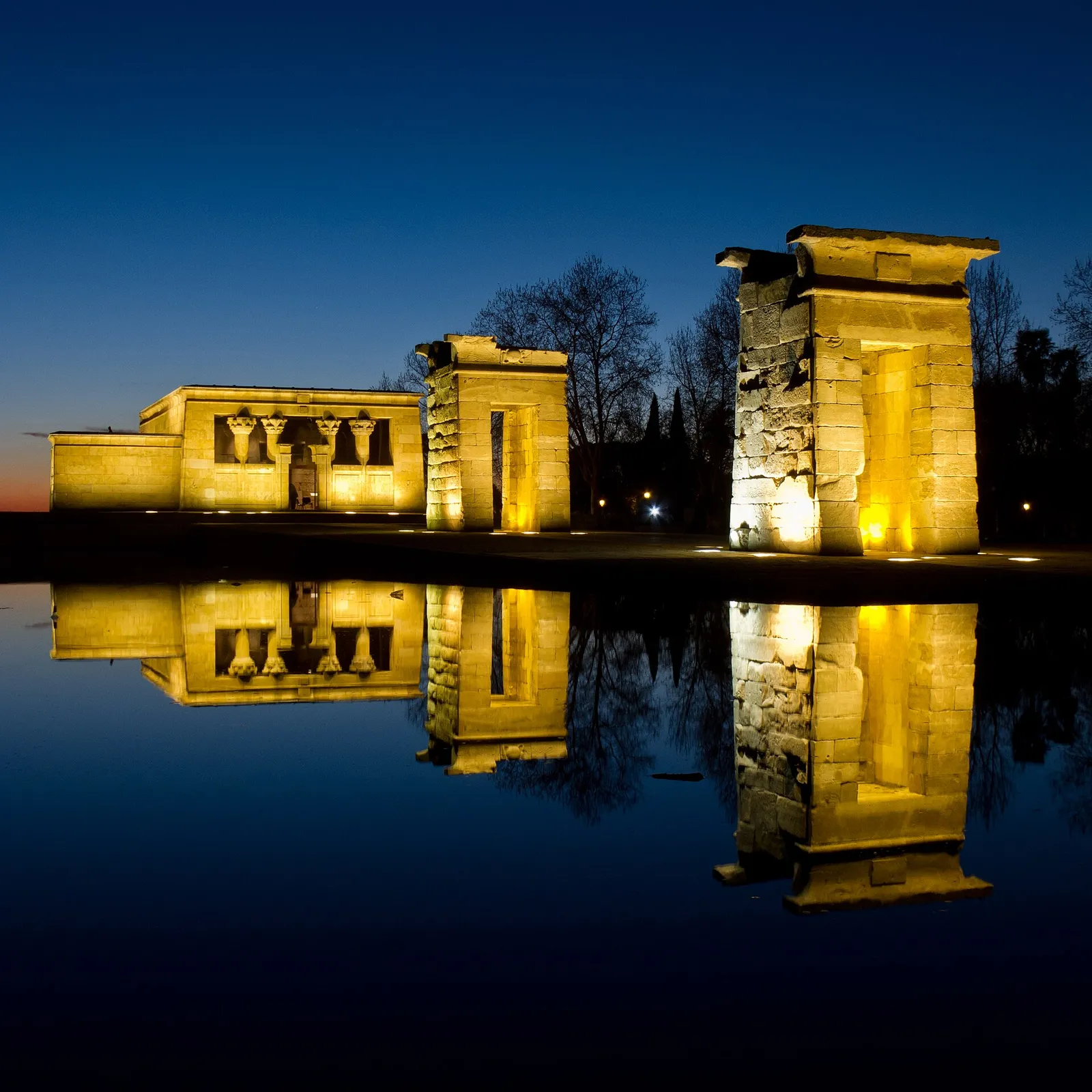 El Templo de Debod, en Madrid