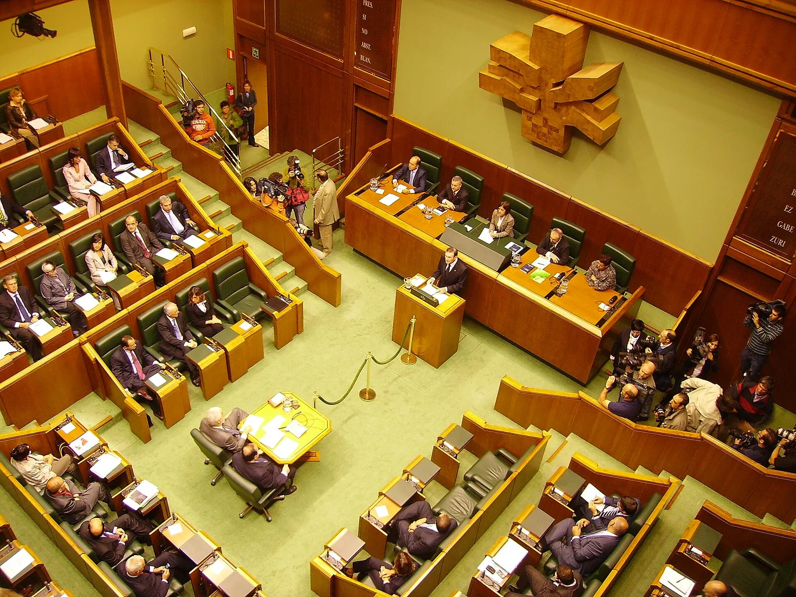 Parlamento Vasco, en Vitoria (imagen de archivo)