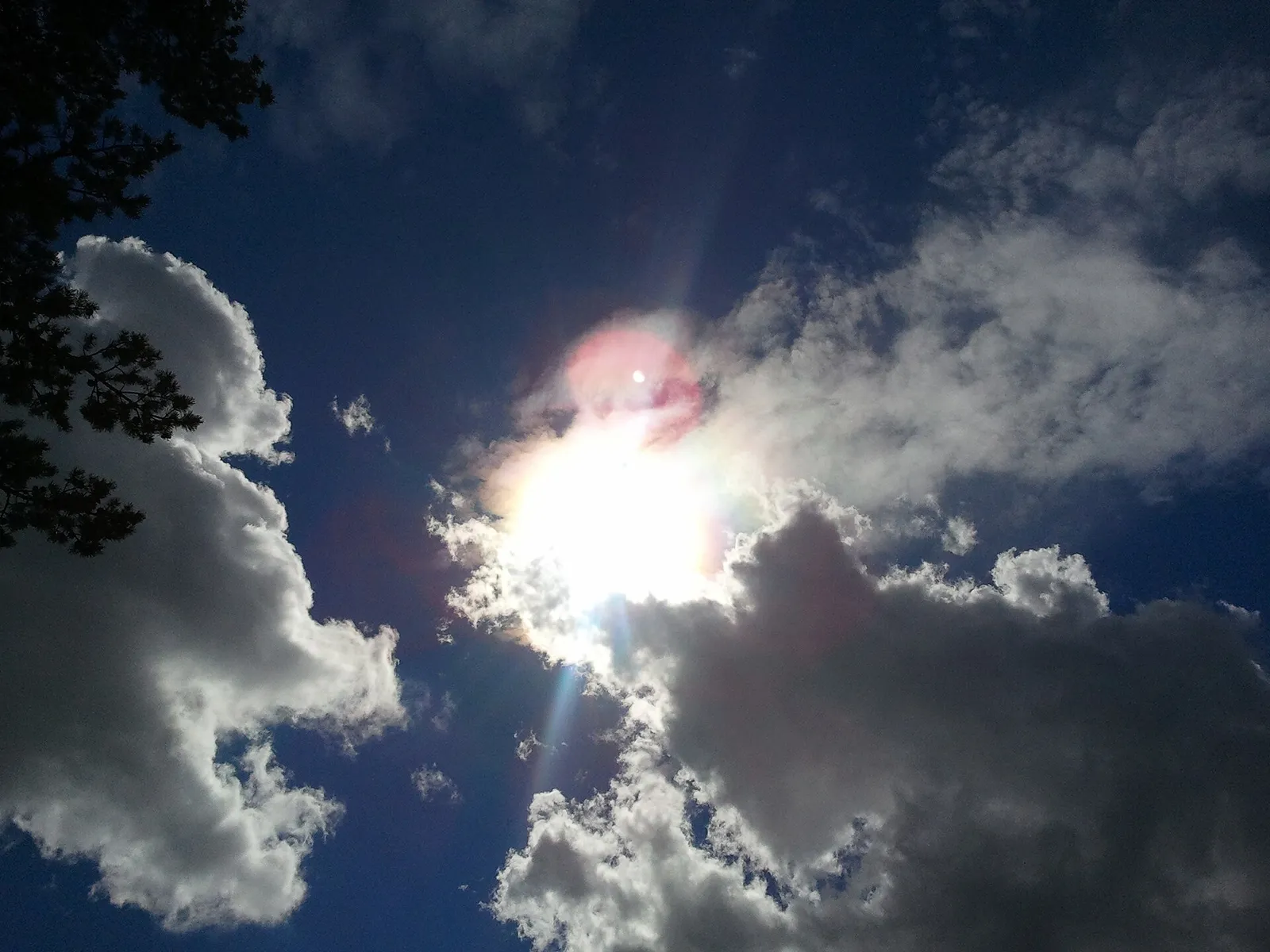 Sol intenso en un cielo despejado durante un episodio de calor