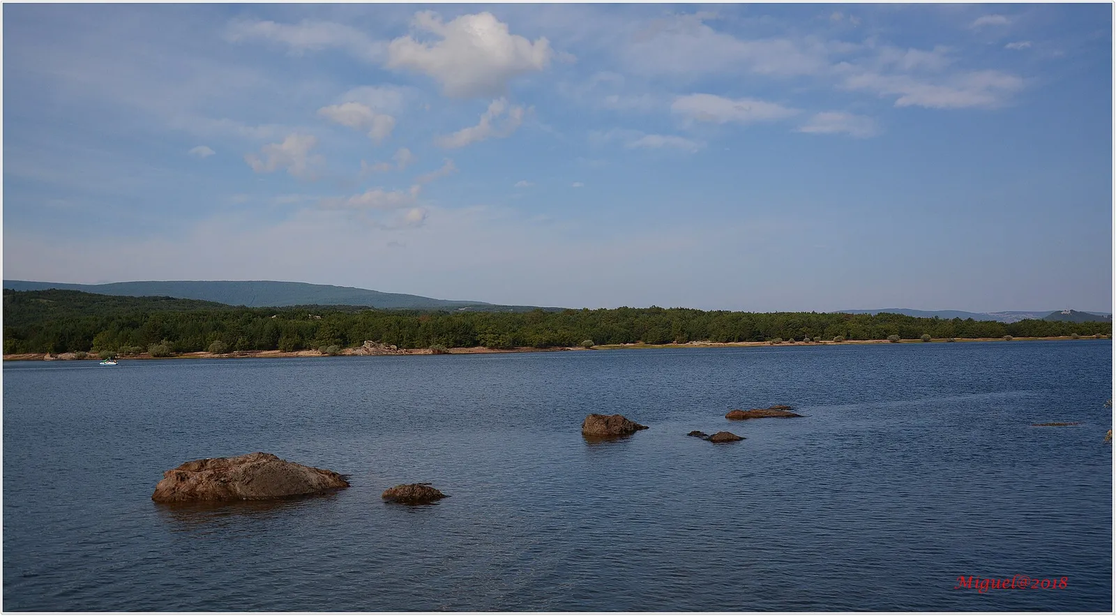 El embalse de la Cuerda del Pozo, en Soria, junto al que se celebra el festival