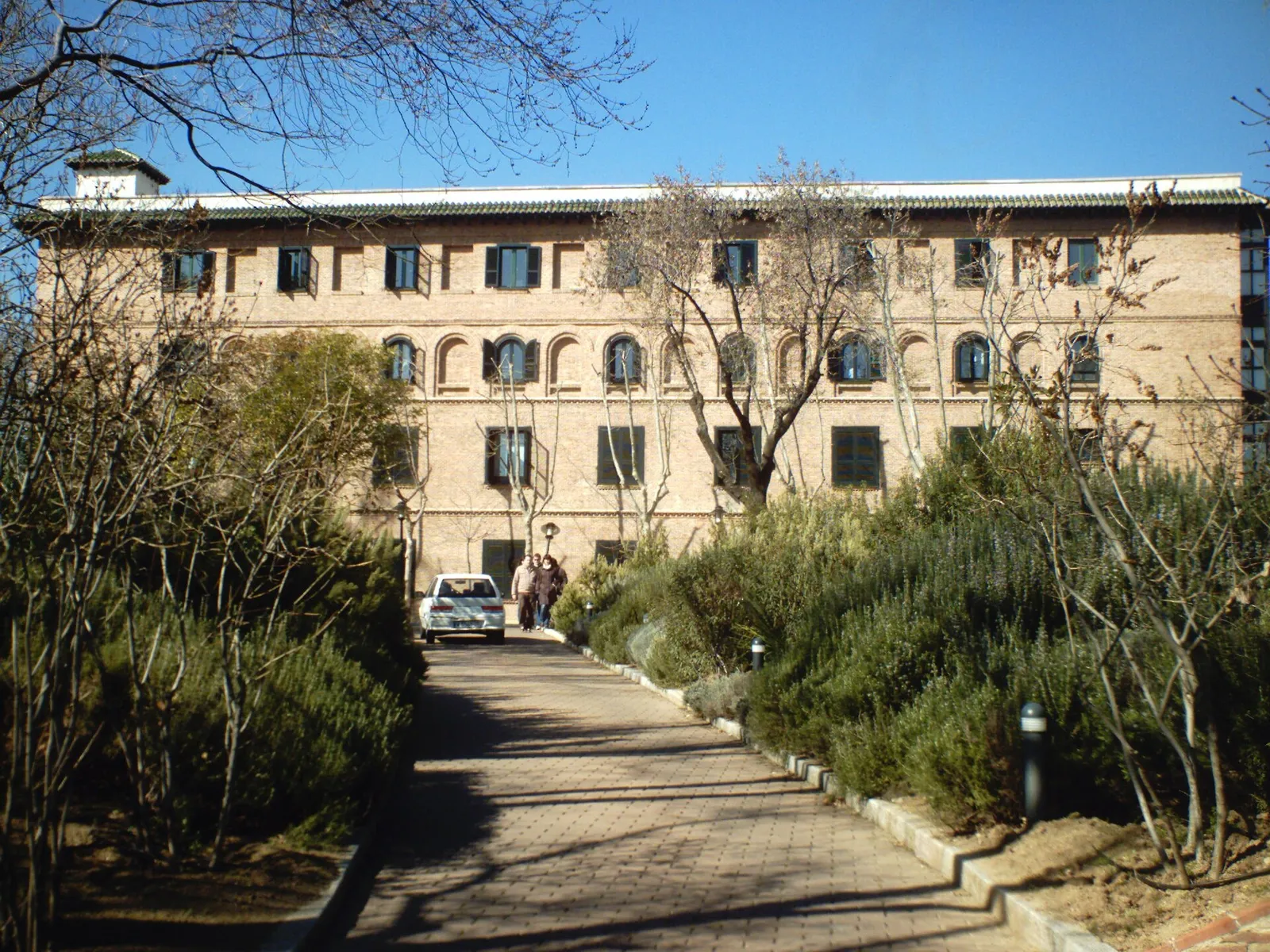 Fachada de la Residencia de Estudiantes, en Madrid