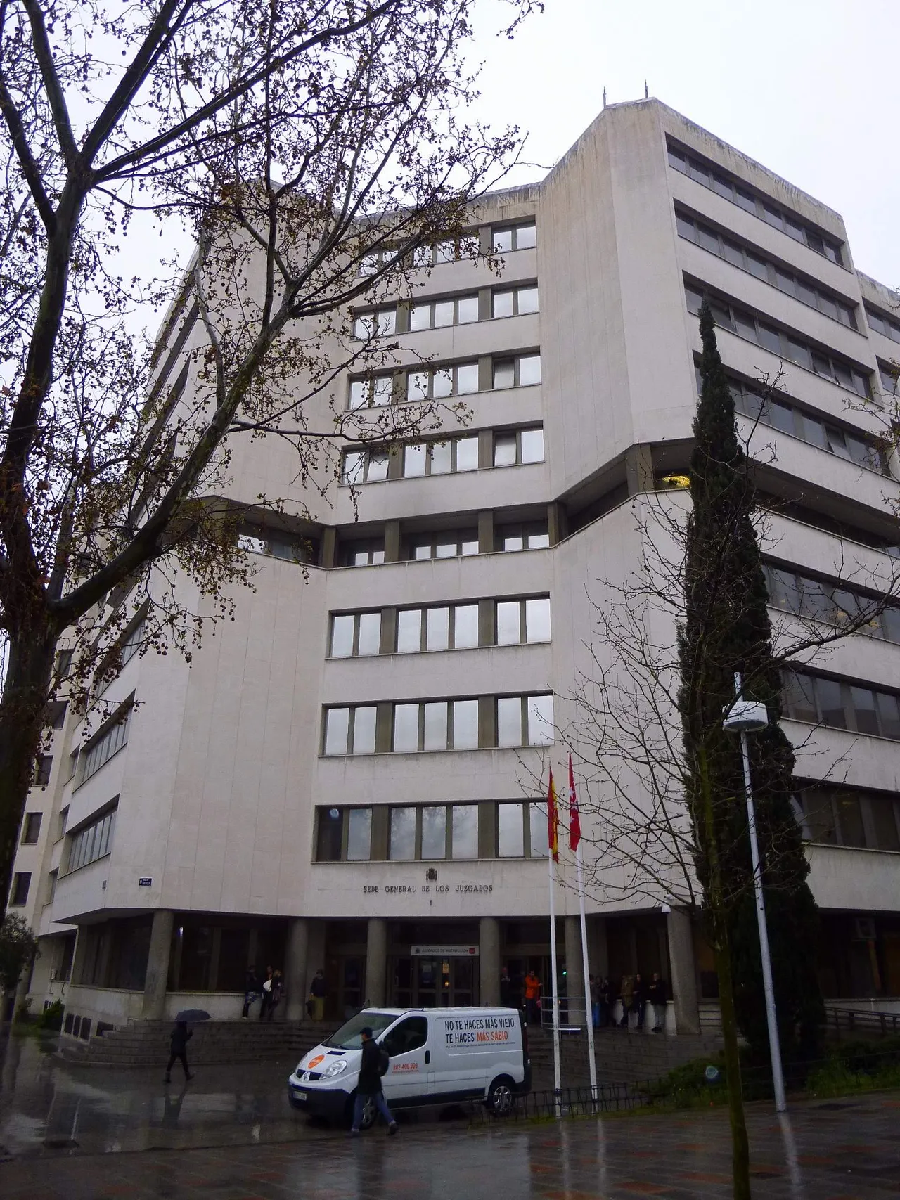 Juzgados de la Plaza de Castilla, en Madrid, sede del juzgado que instruye la causa