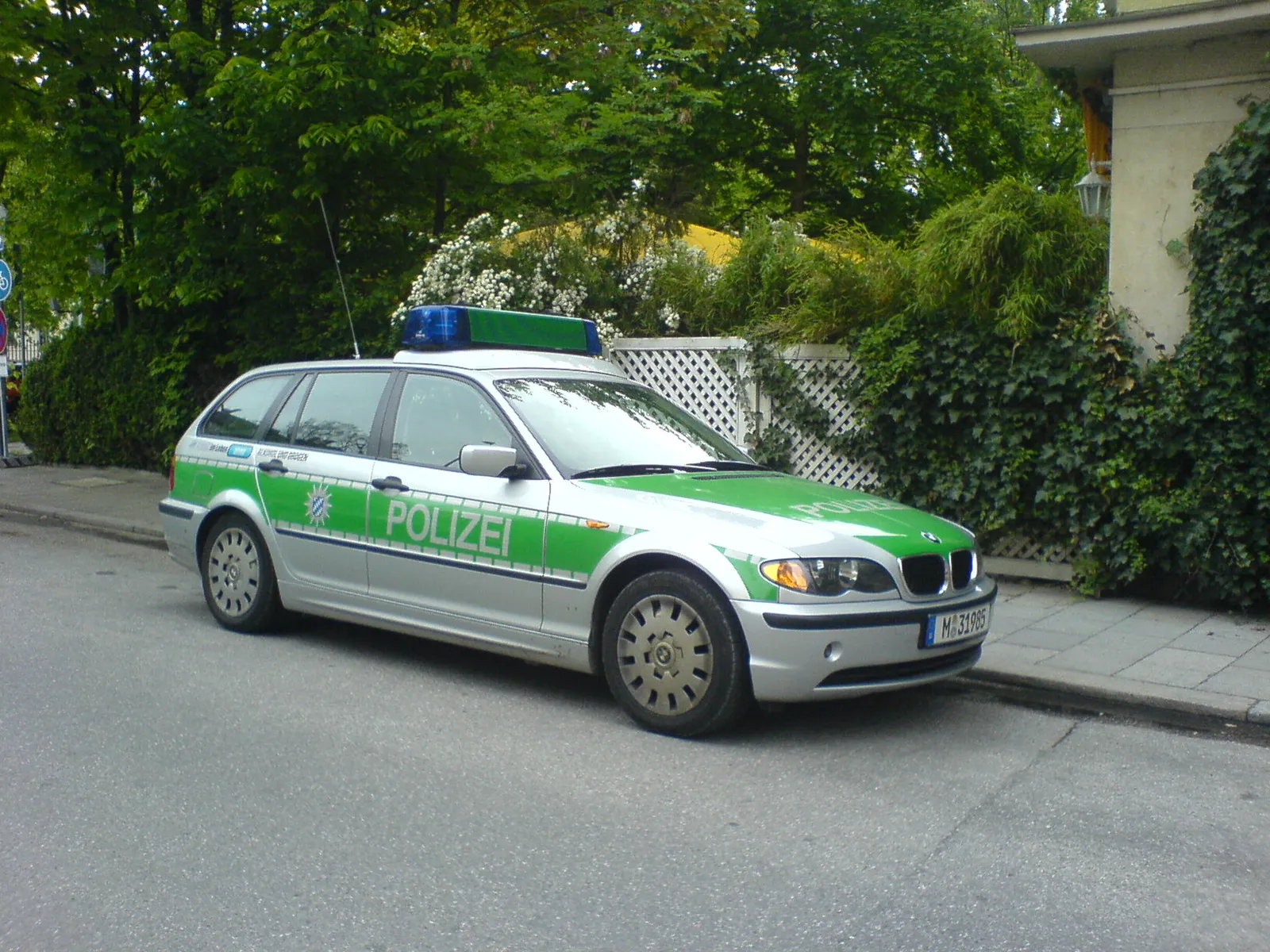 Un coche de la policía alemana (imagen de archivo)