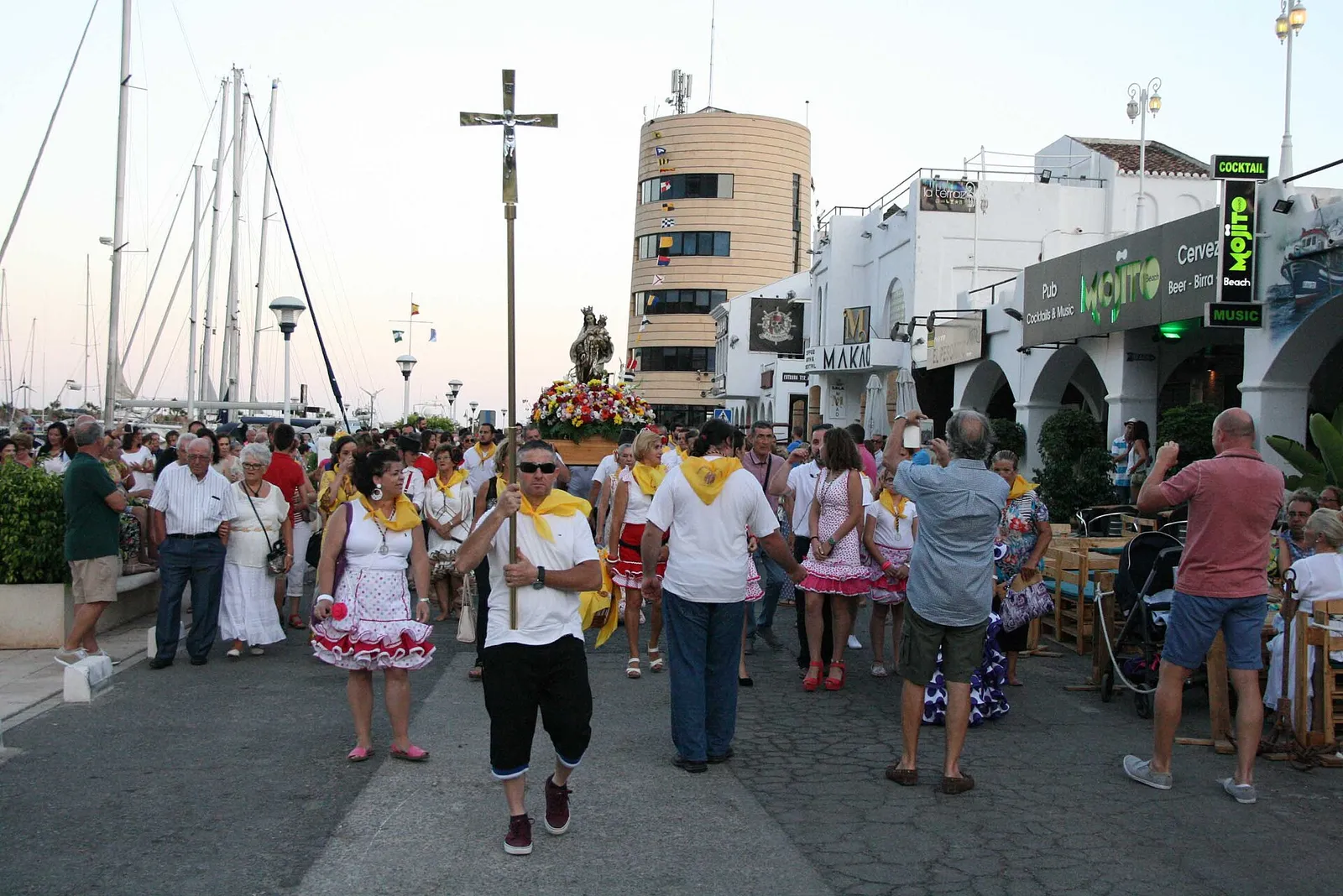 Procesión de la Virgen del Carmen en Aguadulce (imagen de archivo)