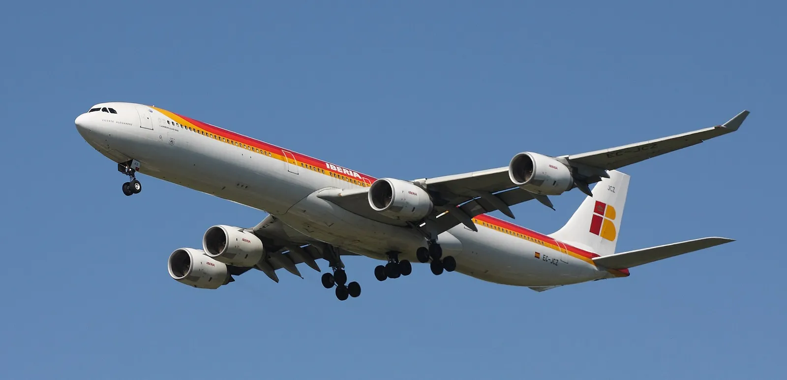 Un Airbus A340 de Iberia