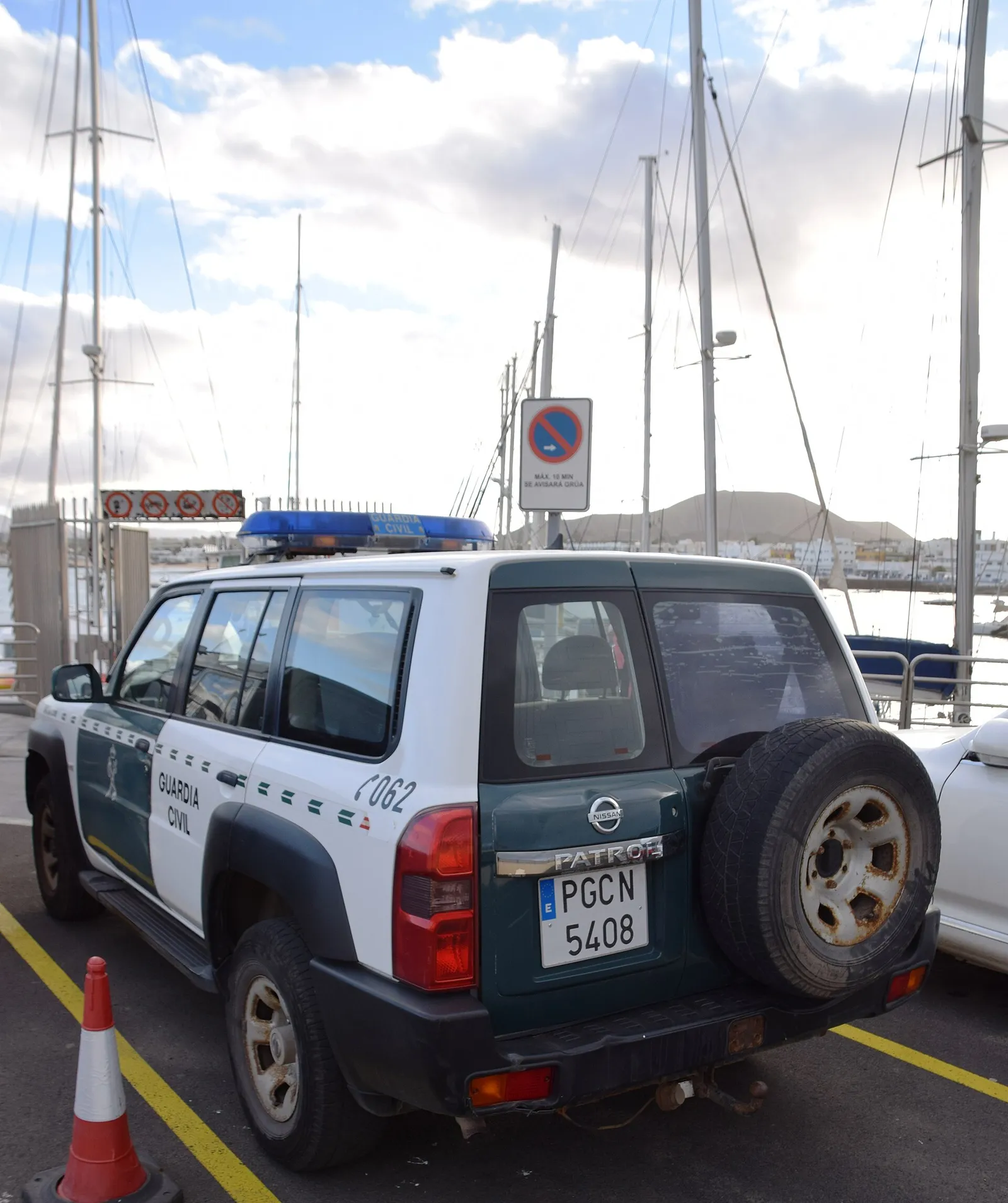 Vehículo de la Guardia Civil
