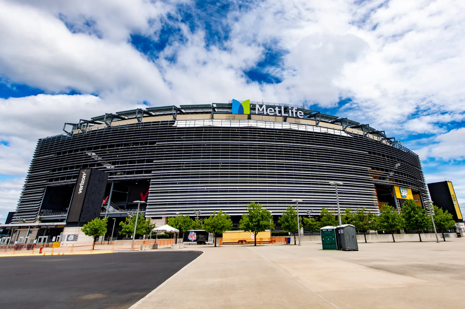 Vista del estadio MetLife de East Rutherford, Nueva Jersey, sede de la final del Mundial 2026