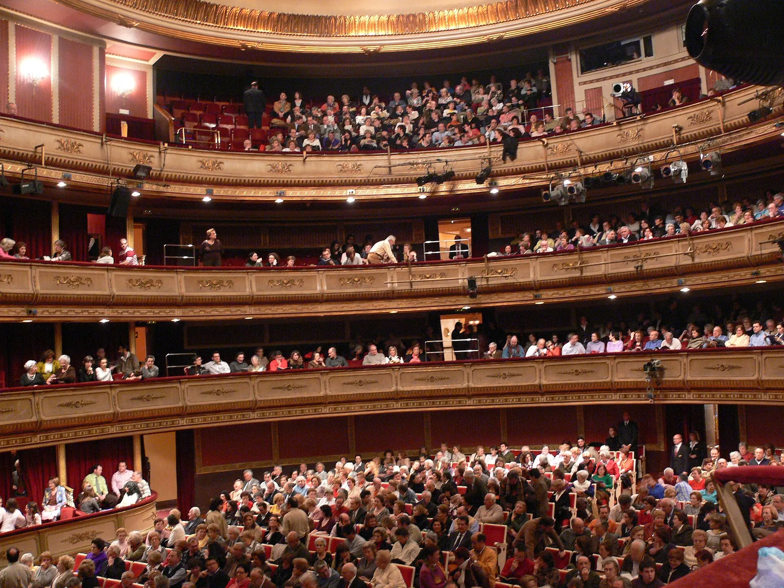 Auditorio de un teatro madrileño (imagen de archivo)