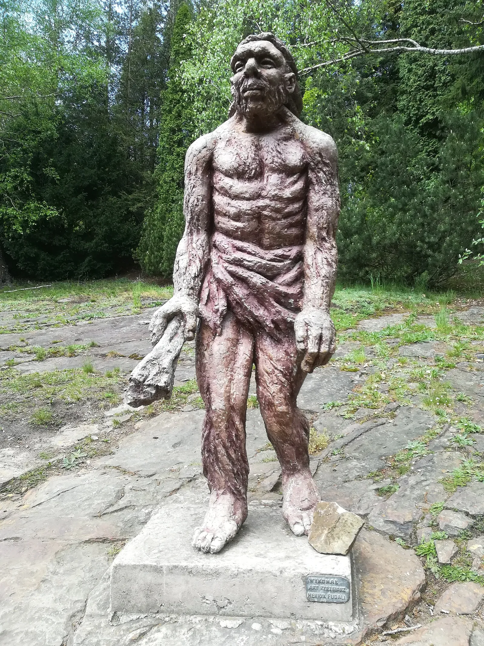 Reconstrucción de un neandertal
