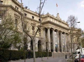 Interior del Palacio de la Bolsa de Madrid