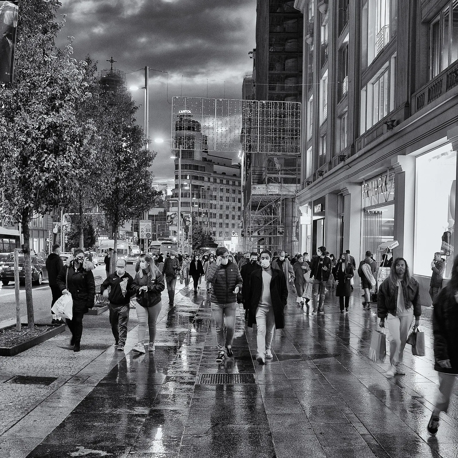 La Gran Vía de Madrid (imagen de archivo)