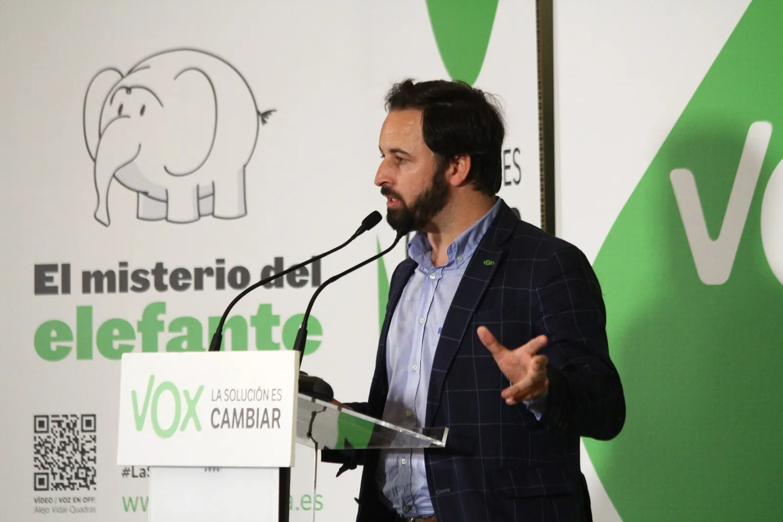 El líder de VOX, Santiago Abascal
