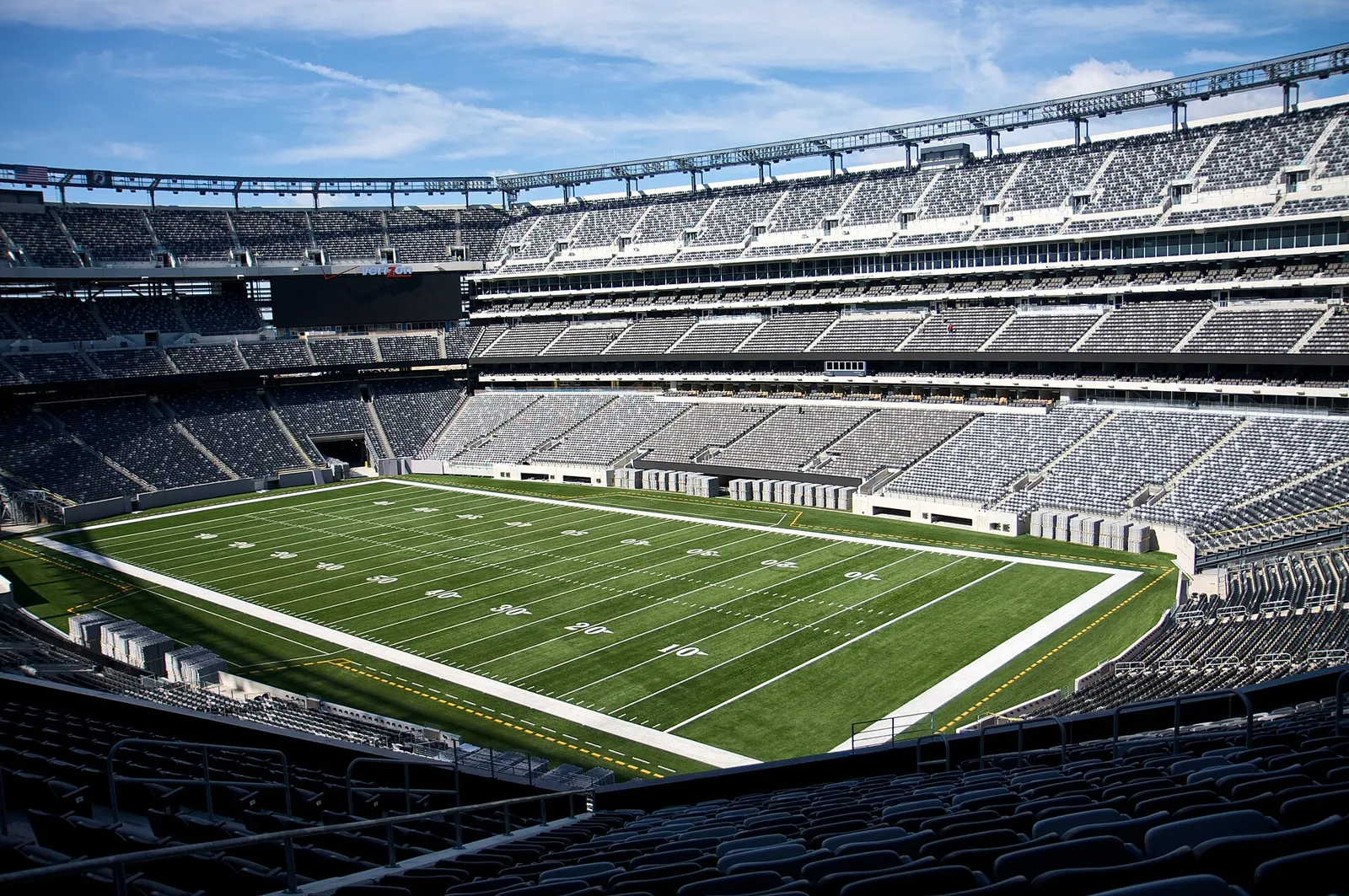 Interior del MetLife Stadium de Nueva Jersey, sede de la final del Mundial 2026