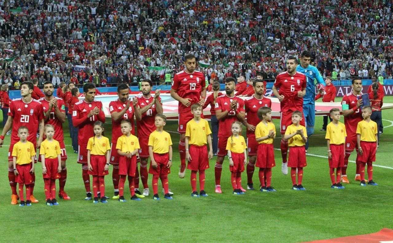 La selección española durante un partido del Mundial